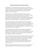 Ejemplo de experiencia de evaluación formativa