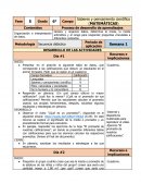 Planeacion didáctica. Saberes y pensamiento científico. (Matemáticas)