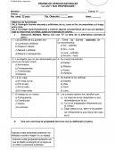 Prueba de ciencias. La luz y sus propiedades