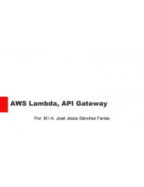AWS Lambda, API Gateway. Página 1