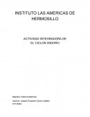 Actividad integradora de el Ciclon Isidoro
