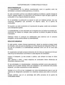 Sustentabilidad y combustibles fósiles