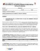 Acta de asamblea de instalacion de la sala de gobierno popular comunal