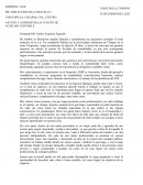 Carta Solicitud de Empleo - Auxiliar de Contabilidad