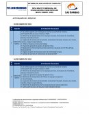 Informe de ejecución de trabajos