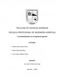 Industrializacion de la ingenieria agricola