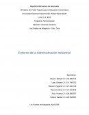 Entorno de la administración industrial