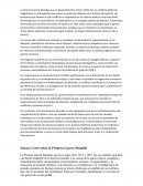 Ensayo corto sobre la Primera Guerra Mundial