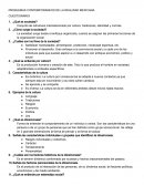 Problemas contemporaneos de la realidad mexicana. Cuestionario