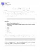 Experimento Mezclas puras e impuras