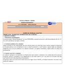 Diseño del programa analitico. La escuela primaria “Mariano Matamoros”