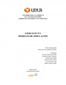 Ejercicio N°1 Modelos de simulación
