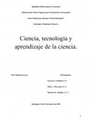 Resumen Ciencia, tecnologia y aprendizaje de la ciencia