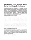 Explorando los nuevos retos de la sociología en Colombia