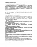Investigacion de operaciones, aplicación de métodos científicos y matemáticos