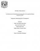 La dinámica de la industria de la construcción en la ciudad de México de 2015 a 2016