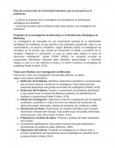 Propósito de la investigación de mercados en la planificación estratégica de marketing