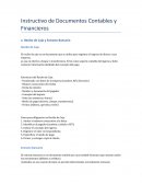 Instructivo de documentos contables y financieros