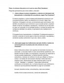 El universo discursivo en el cual se crece (Paul Goodman)