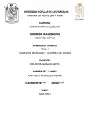 Elementos esenciales y acciones del Estado