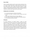 Rubrica Padlet. Ventajas para su uso educativo