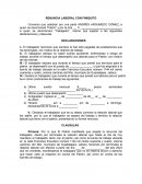 Renuncia laboral con finiquito