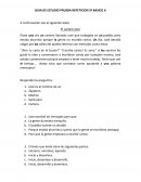 Guia de estudio prueba repeticion 3º basico Español