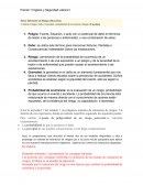 Higiene y Seguridad Laboral. Valoración de riesgo