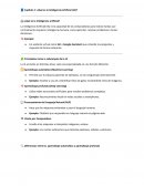 Inteligencia Artificial. Principales ramas o subcampos