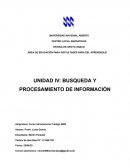 Busqueda y procesamiento de información