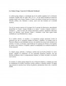 La cultura griega: Cuna de la civilización occidental