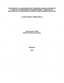 Resultado de la convivencia con tus padres, amigos, entorno de trabajo, cultura, medios de comunicación