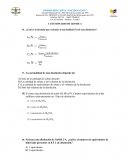 Cuestionario de quimica