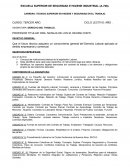 Programa de Derecho del trabajo