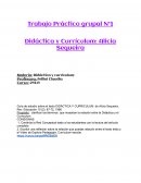 Guía de estudio sobre el texto DIdáctica y curriculum de Alicia Sequeira