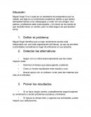 Situación: Bajo rendimiento escolar