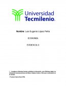 Evidencia de economía. Indicadores macroeconómicos de México