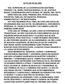 Discurso Acto de fin de año