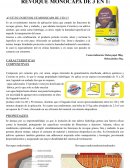Investigacion de material Revoque monocapa de 3 en 1