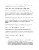 Experimento químico, mezclar hidróxido de sodio (NaOH) con sulfato de cobre (II) (CuSO₄)