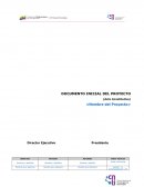 Documento inicial del proyecto (Acta Constitutiva)