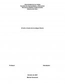 Ensayo de historia del arte. El arte a través de la Antigua Grecia