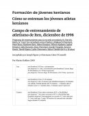 Formación de jóvenes kenianos. Cómo se entrenan los jóvenes atletas kenianos