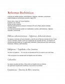 Reformas Borbónicas ¿Cuáles fueron?