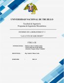 Informe de laboratorio N° 2 “Las leyes de Kirchhoff”