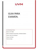 Guia de examen Estrategias de aprendizaje y habilidades digitales