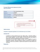 Eficiencia de balanceo de línea