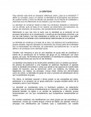 Definición y construcción de la Identidad, tanto Individual como social y comunitaria