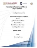 Introduccion a la tecnologia de los materiales