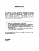 Memorando interno (Nuevo decreto Covid-19)